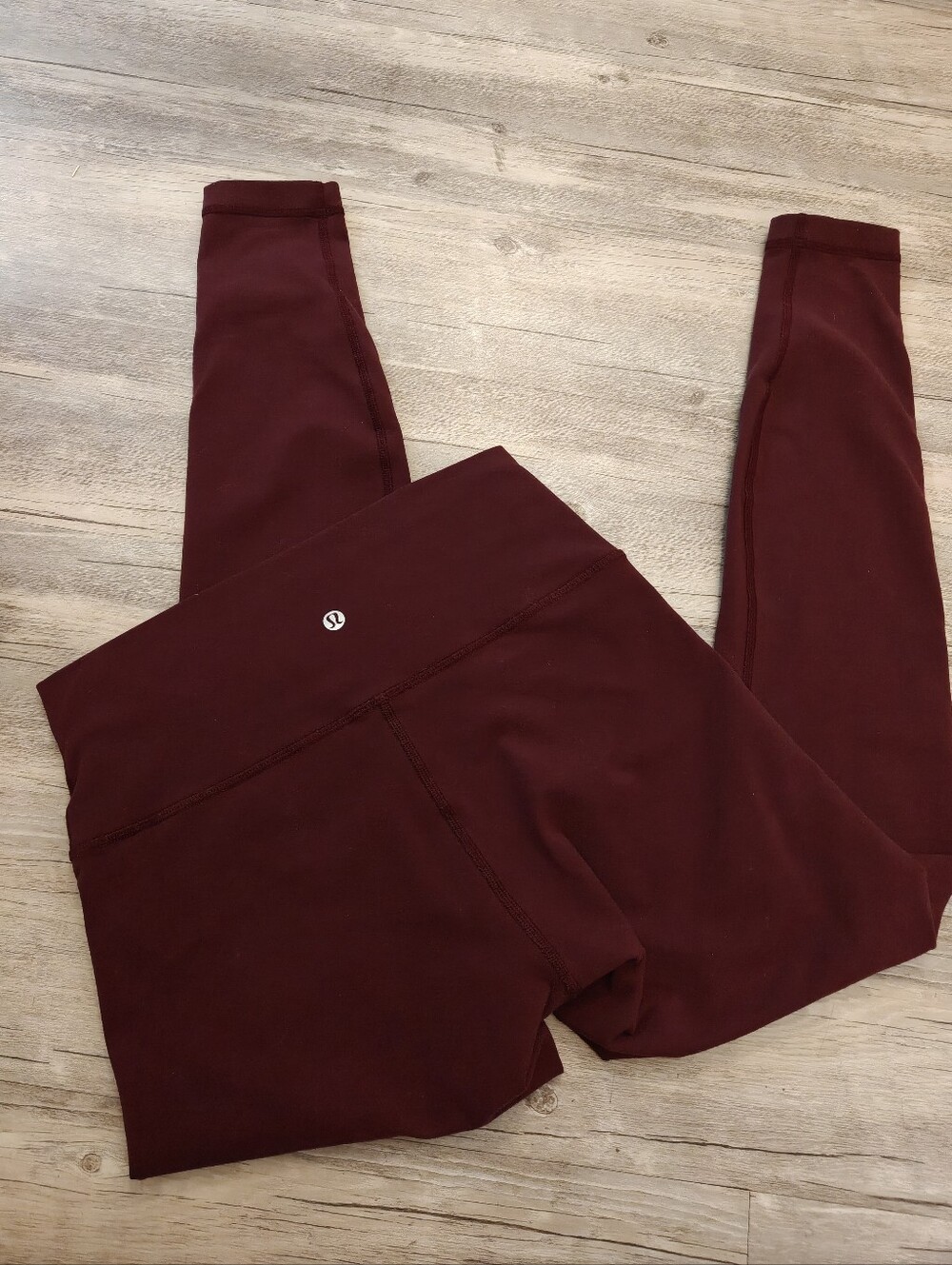 Lululemon Wunder Under High-Rise Tight 27" *Full-On Luon Garnet Size 8 GUC